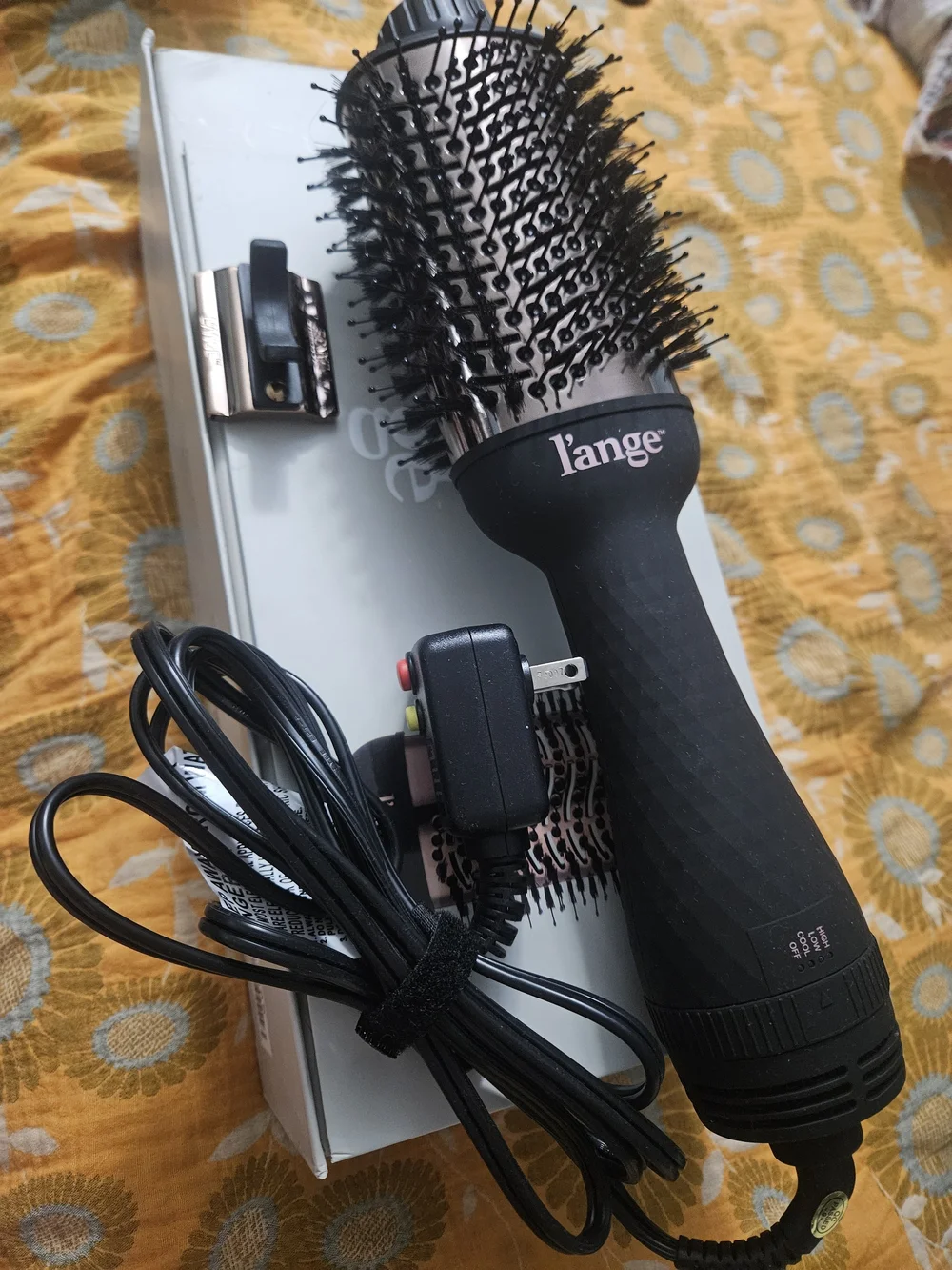 Lange Le Volume 2-in-1 Volumizing Brush Dryer - White and Gray